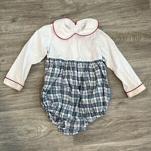 Lullaby Set Long Sleeve Bubble Red White and Blue